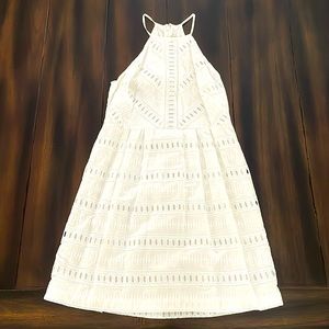 LOFT Petite White Dress